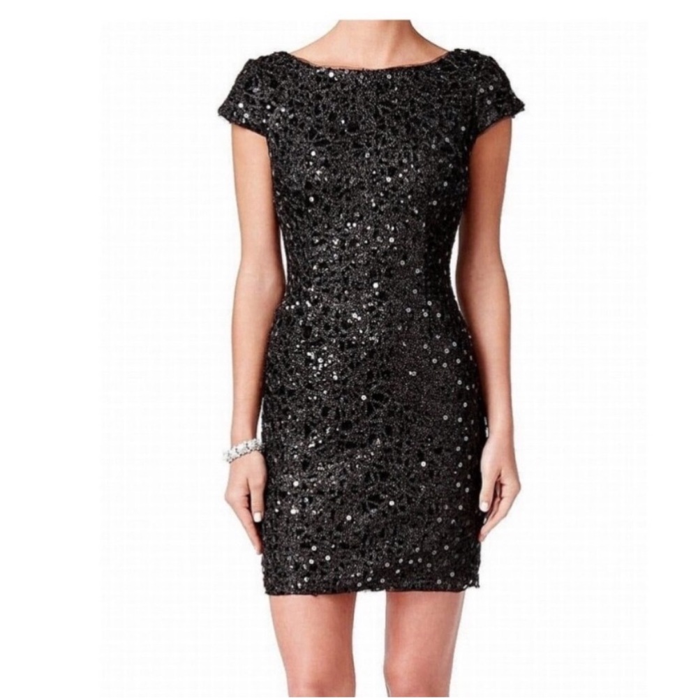 Adrianna Papell sequin dress